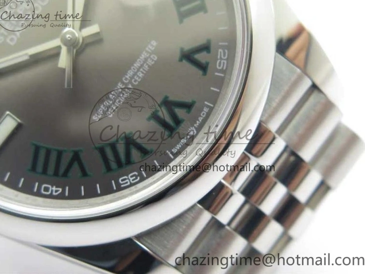 MiroTime 0420 Durable DateJust 36 SS 126200 BP Maker 1:1 Best Edition Gray Roman Dial on Jubilee Bracelet 2530